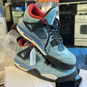 Pre-Owned Nike Air Jordan 4 Retro University Blue UNC 2021 CT8527-400 size 11